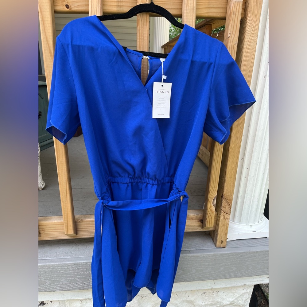 BRAND NEW - Royal Blue Romper